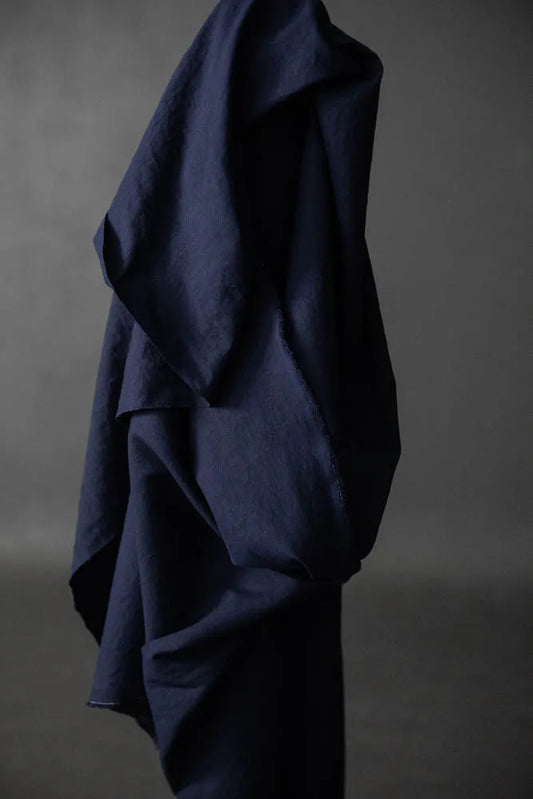 Dark Navy Organic Cotton/Linen