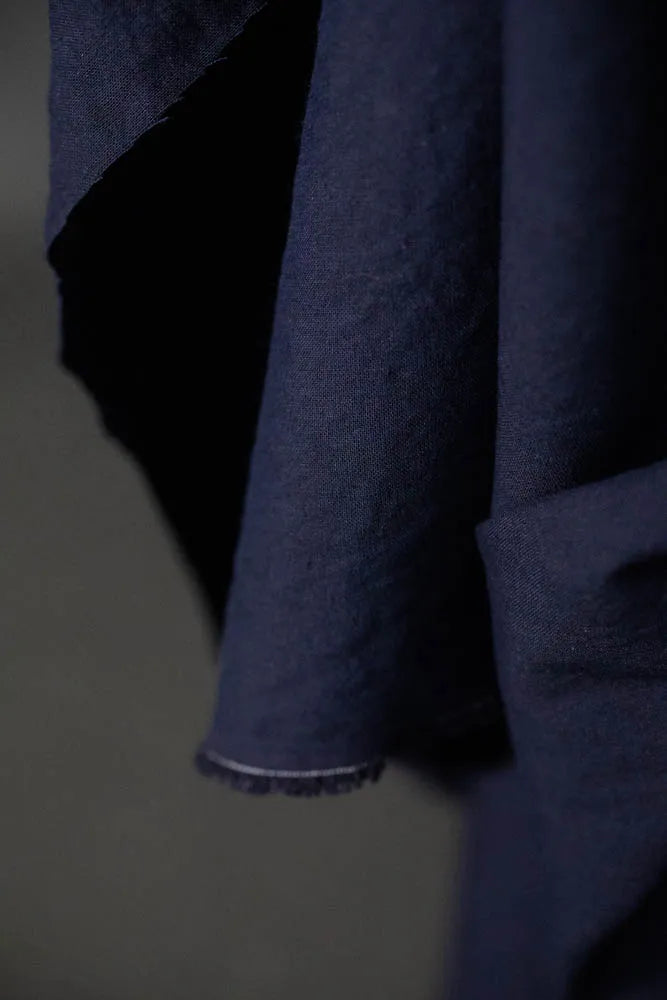 Dark Navy Organic Cotton/Linen